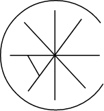 Alabama Chanin wheel logo graphic